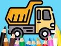 Jwèt Liv koloran: Dump-Truck  sou entènèt