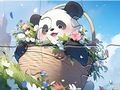 Jwèt Jwèt Devinèt tèt: panda dra  sou entènèt