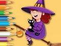 Jwèt Liv koloran: Trainee Witch  sou entènèt