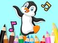 Jwèt Liv koloran: Dans Penguin  sou entènèt