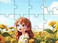 Jwèt Sou entènèt jwèt Jigsaw Puzzle: Ti fi tounsòl  sou entènèt