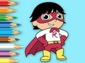 Jwèt Liv koloran: Super-Ryan  sou entènèt