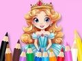 Jwèt Liv koloran: Princess flè  sou entènèt