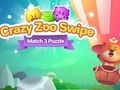 Jwèt Crazy Zoo Swipe Match 3 Devinèt  sou entènèt