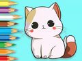 Jwèt Liv koloran: bèl chat  sou entènèt