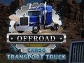Jwèt Offroad kago transpò kamyon  sou entènèt