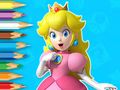 Jwèt Liv koloran: Young Princess Peach  sou entènèt