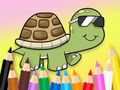 Jwèt Liv koloran: Linèt solèy Turtle  sou entènèt