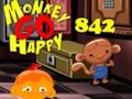 Jwèt Monkey Go Happy Etap 842  sou entènèt