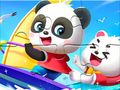 Jwèt Sou entènèt jwèt Jigsaw Puzzle: Baby Panda Sailing  sou entènèt