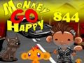 Jwèt Monkey Go Happy Etap 844  sou entènèt