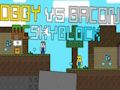 Jwèt Obby vs Bacon: McSkyblock sou entènèt