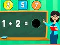 Jwèt Egzamen Kids: Ann aprann kèk ekwasyon matematik 2  sou entènèt