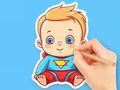 Jwèt Liv koloran: Cute Super Baby  sou entènèt