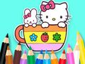 Jwèt Liv koloran: Kitty Cup  sou entènèt