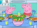 Jwèt Sou entènèt jwèt Jigsaw Puzzle: Peppa Dine Time  sou entènèt