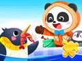 Jwèt Jigsaw Puzzle: Baby Panda Antatik vwayaj  sou entènèt