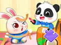 Jwèt Jigsaw devinèt: ti bebe panda jwe tan sou entènèt