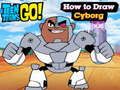 Jwèt Teen Titans Go! Ki jan yo desine siborg  sou entènèt