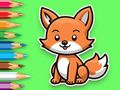 Jwèt Liv koloran: ti bebe Fox  sou entènèt