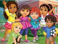 Jwèt Jwèt Devinèt tèt: Dora nan vil la sou entènèt Jwèt Jwèt Devinèt tèt: Dora nan vil la sou entènèt