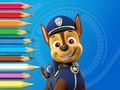 Jwèt Liv koloran: Paw Patrol Chase  sou entènèt