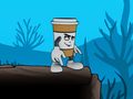 Jwèt Kafe Poseidon a  sou entènèt