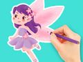 Jwèt Liv koloran: Flower Fairy  sou entènèt
