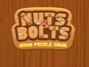 Jwèt Jwe sou entènèt la jwèt pou Nuts & Bolts Wood Puzzle Game  sou entènèt