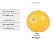 Jwèt Orange Fwi Clicker  sou entènèt