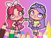Jwèt Liv koloran: BFF nan mond Avatar  sou entènèt