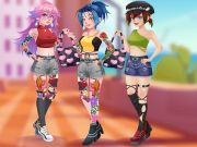 Jwèt Jwèt Girly Fashion Tattoo  sou entènèt