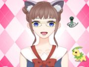 Jwèt Jwèt Cute Anime Girl abiye  sou entènèt