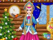 Jwèt Snegurochka Princess glas Ris  sou entènèt