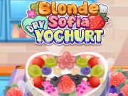 Jwèt Blond Sofia: yogout sèk  sou entènèt