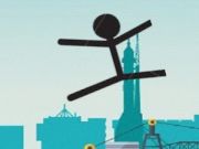 Jwèt Flappy stickman sou entènèt