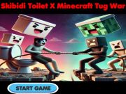Jwèt Skibidi twalèt x Minecraft Tug War  sou entènèt