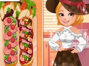 Jwèt Kwizin Roxie a franse pitza pen  sou entènèt
