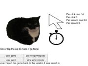Jwèt Spinning Cat Clicker  sou entènèt