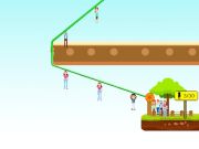 Jwèt Moun zipline sekou  sou entènèt