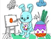 Jwèt Pak Bunny koloran liv  sou entènèt