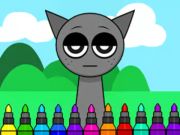 Jwèt Liv koloran: Sprunki Incredibox Gray  sou entènèt