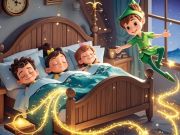 Jwèt Jwenn diferans ki genyen: Peter Pan  sou entènèt