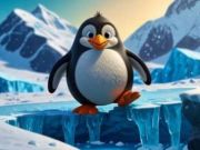 Jwèt Penguin glise konfwontasyon pyès monnen prese defi sou entènèt