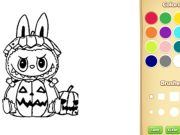 Jwèt Halloween Labubu koloran & desen jwèt sou entènèt