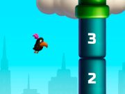 Jwèt Flappy skebob matematik zwazo sou entènèt