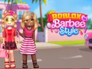 Jwèt Roblox nan style barbi sou entènèt