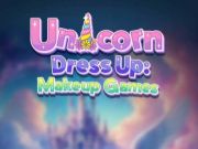 Jwèt Unicorn abiye: jwèt makiyaj sou entènèt