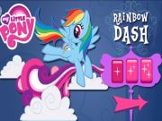 Jwèt Cloud Rainbow Dash a boul sou entènèt
