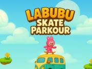 Jwèt Labubu monte paten parkour sou entènèt